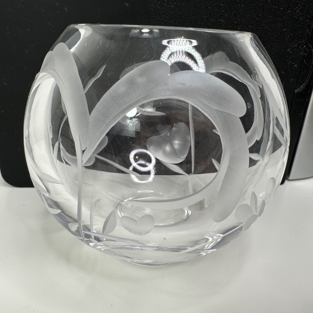 Marquis by Waterford 4” Votive Candle Holder w Candle Yours Truly Collection -